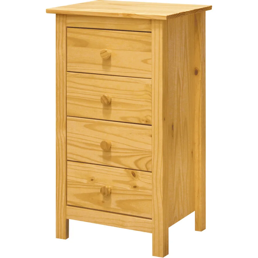 Kommode Amey Natur Kiefer massiv B 46 H 80 cm
