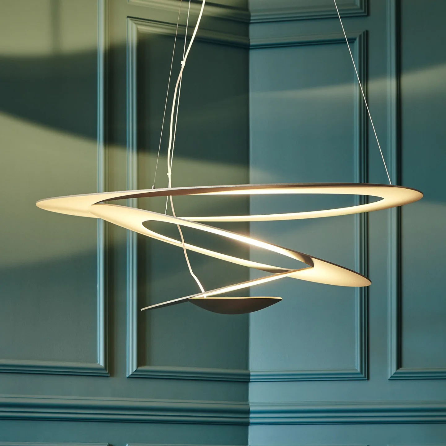 Pirce LED Pendel Gull - Artemide - Stue - Design - Metall - Med en lyskilde