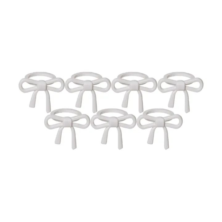 Star Trading Rosett ljusmanschett Vit, 7-pack