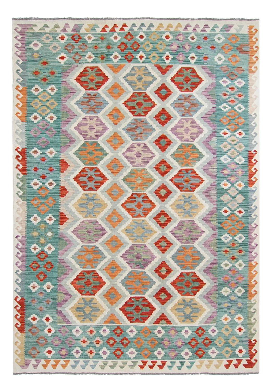 Orientalsk kelimteppe 287 x 203 cm (Størrelse: 287 x 203 cm)