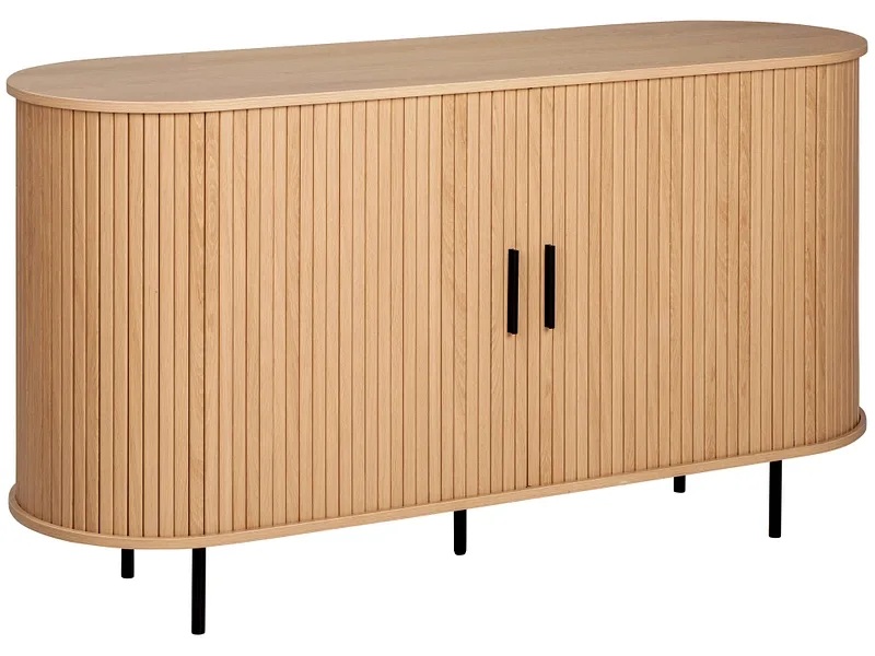 Sideboard PALMA 2 Türen 45x140x76cm eiche melamin