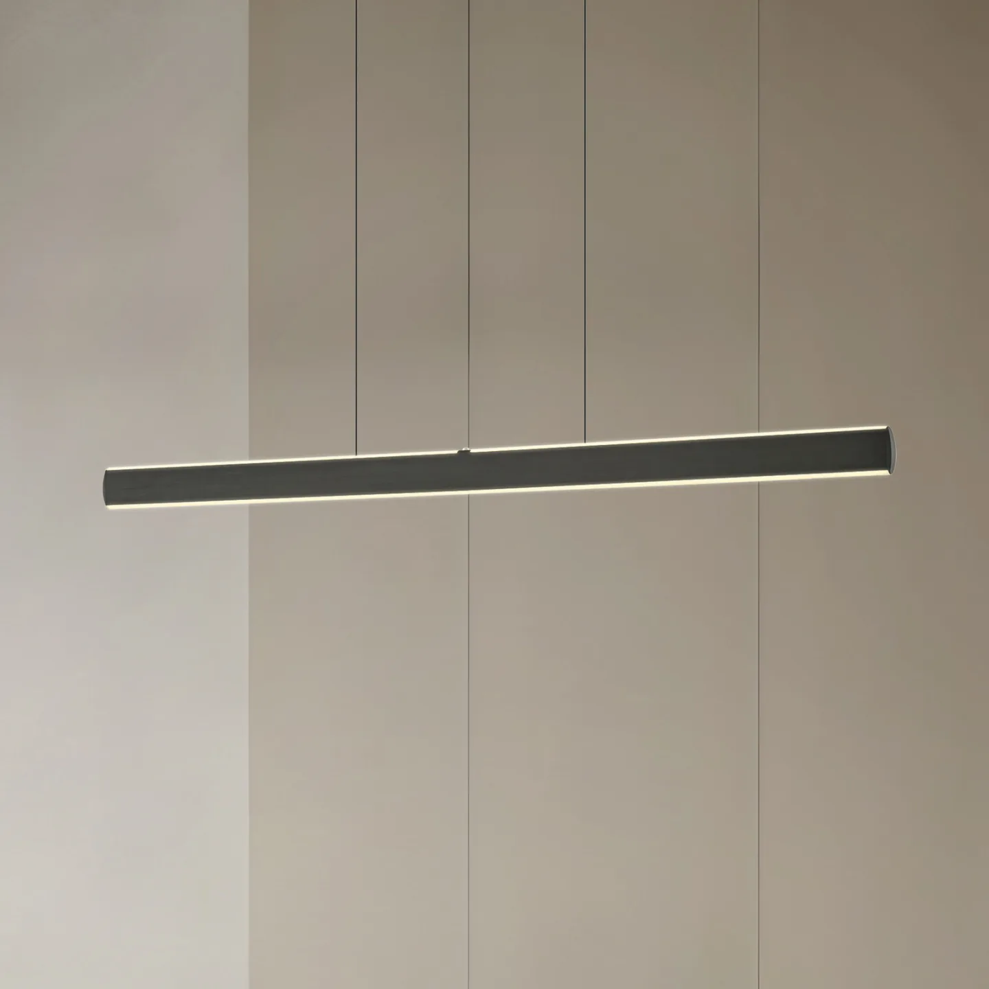 Arvon LED-Hängeleuchte, schwarz, 117 cm, CCT - Lucande - Wohnzimmer - Modern - Metall - Einflammig