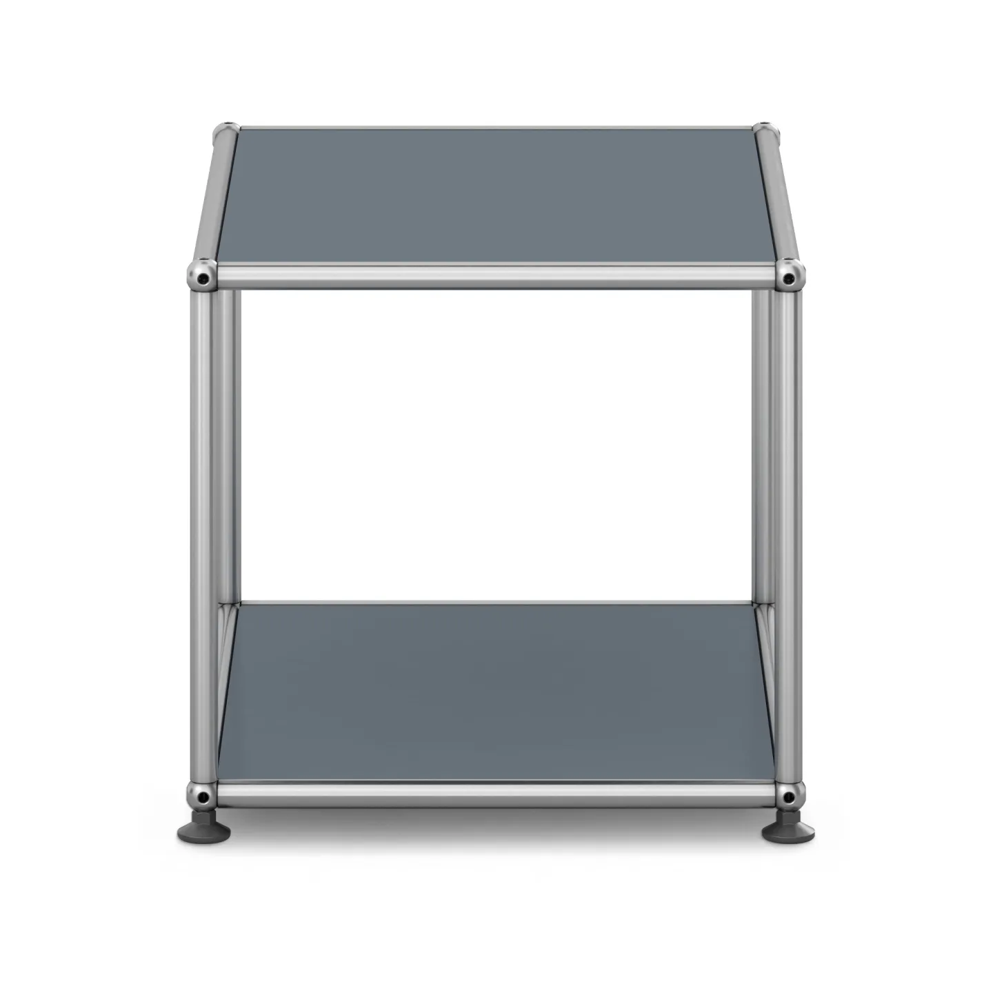 USM - USM Haller M21 32 USM Mid Grey - Sidobord - Fritz Haller & Paul Schärer - Grå - Metall