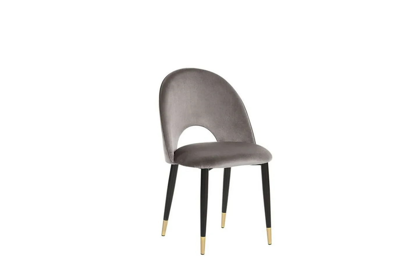 Tavernes Sammetsstol 2-pack - Grå