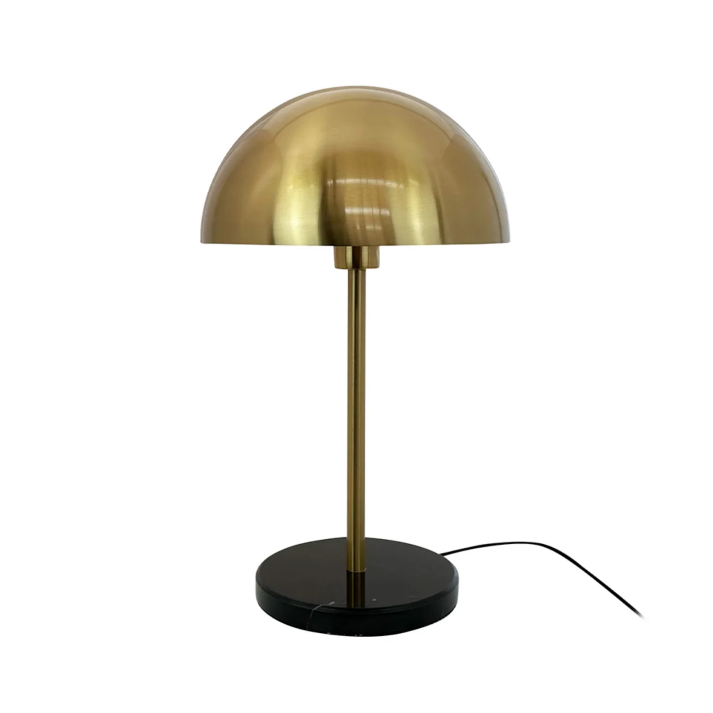 Nancy Tischleuchte, Messing/Marmor, 51 cm - Dyberg Larsen - Wohnzimmer - Skandinavisch - Einflammig