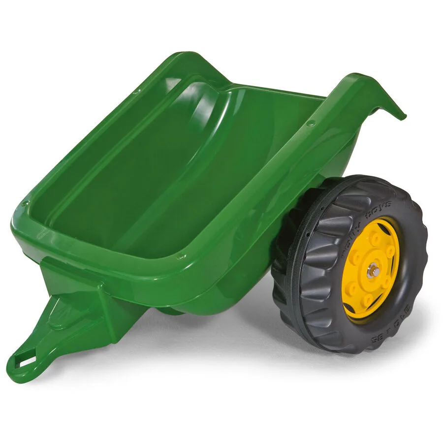 RollyKid Trailer JD Rolly Toys Grün Kunststoff