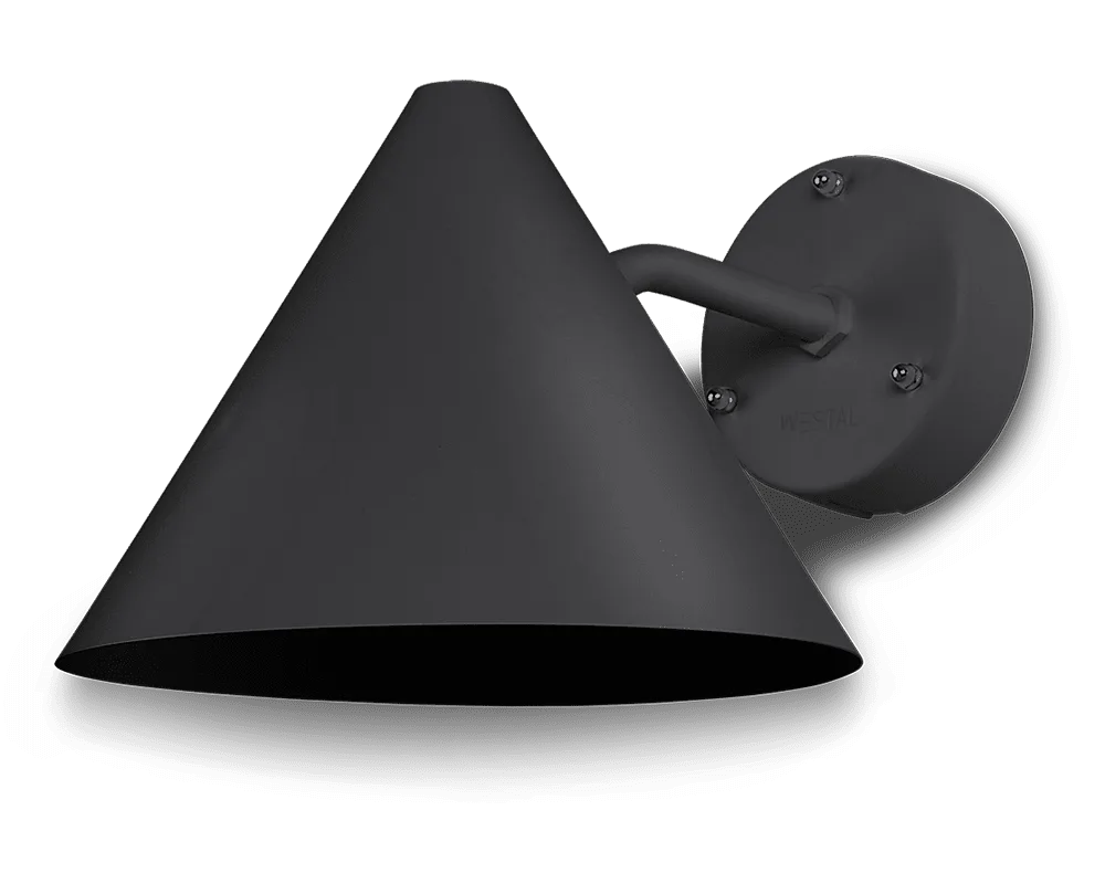Westal - Tratt LED - Fasadbelysning - Svart