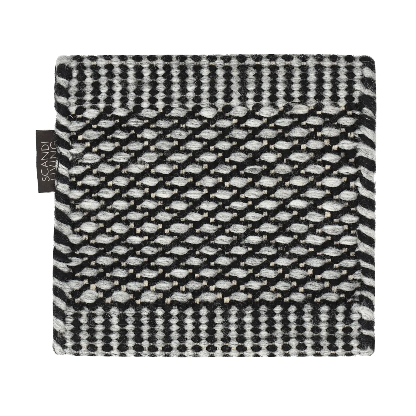 Material Samples Mattprov Lea ullmatta Svart
