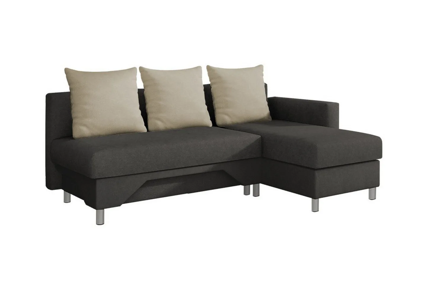 Castlebay 3-sits Hörnbäddsoffa Brown/Beige -