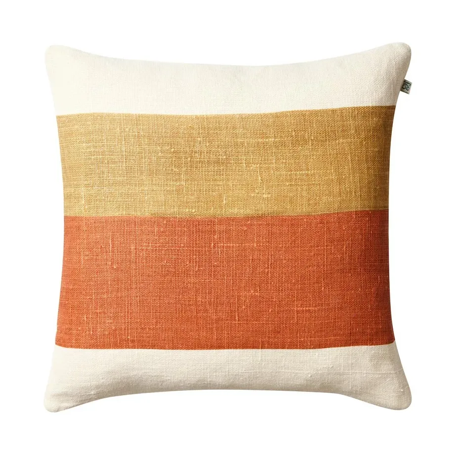 Chhatwal & Jonsson Kumar kuddfodral 50x50 cm Khaki-apricot orange