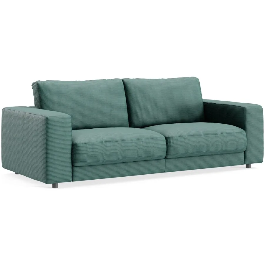 Sofa Ava Bezug: 88% Polyester, 12% Polyacryl green B 230 T 107 cm - Möbel Konfigurator: Traummöbel individuell zusammenstellen