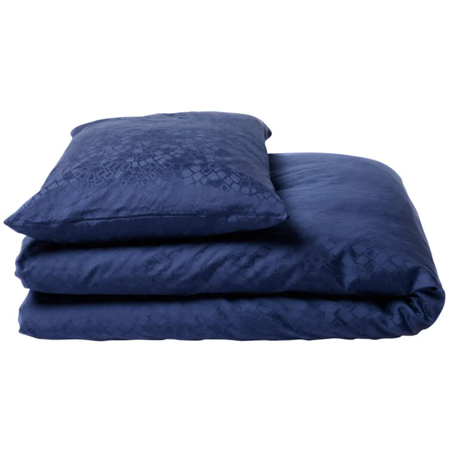 Journey Living Kissenbezug Casablanca mitternachtsblau B 50 T 70 cm - Material: Mischgewebe