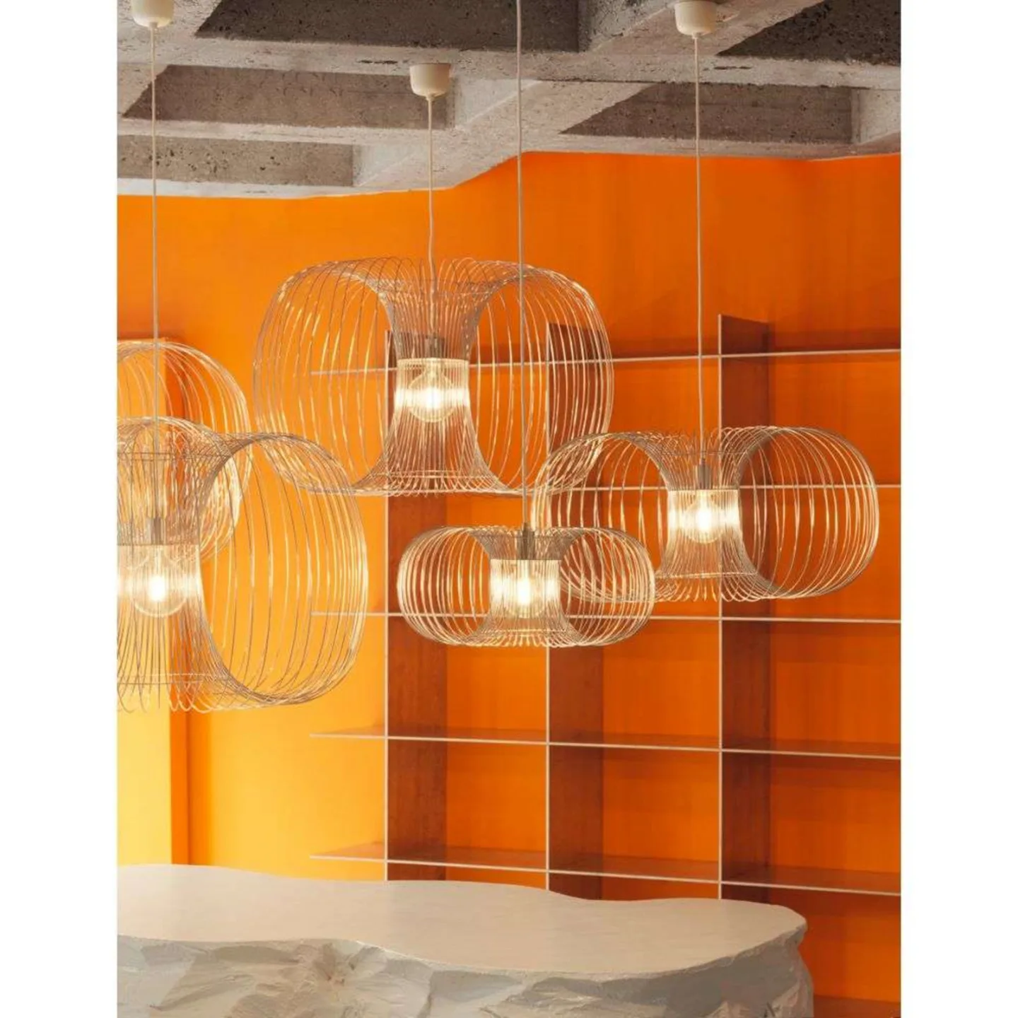 Coil Pendelleuchte Ø76 - Normann Copenhagen - Wohnzimmer - Metall