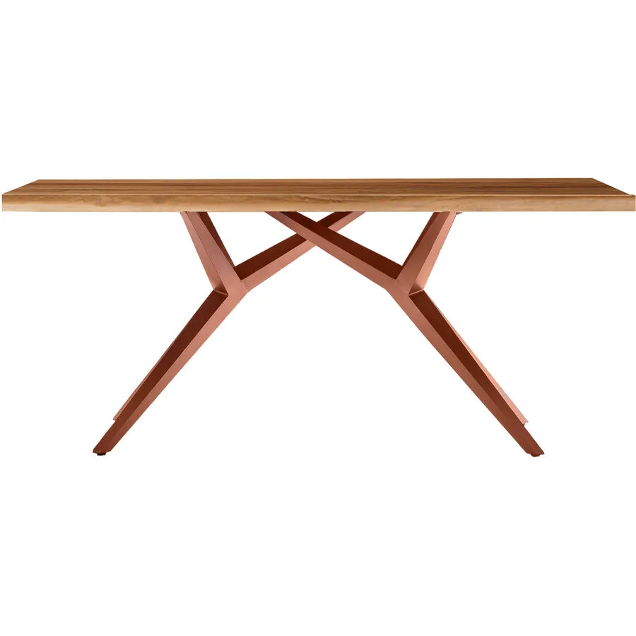 Esstisch Gordon Natur Teak Massivholz B 240 T 100 cm