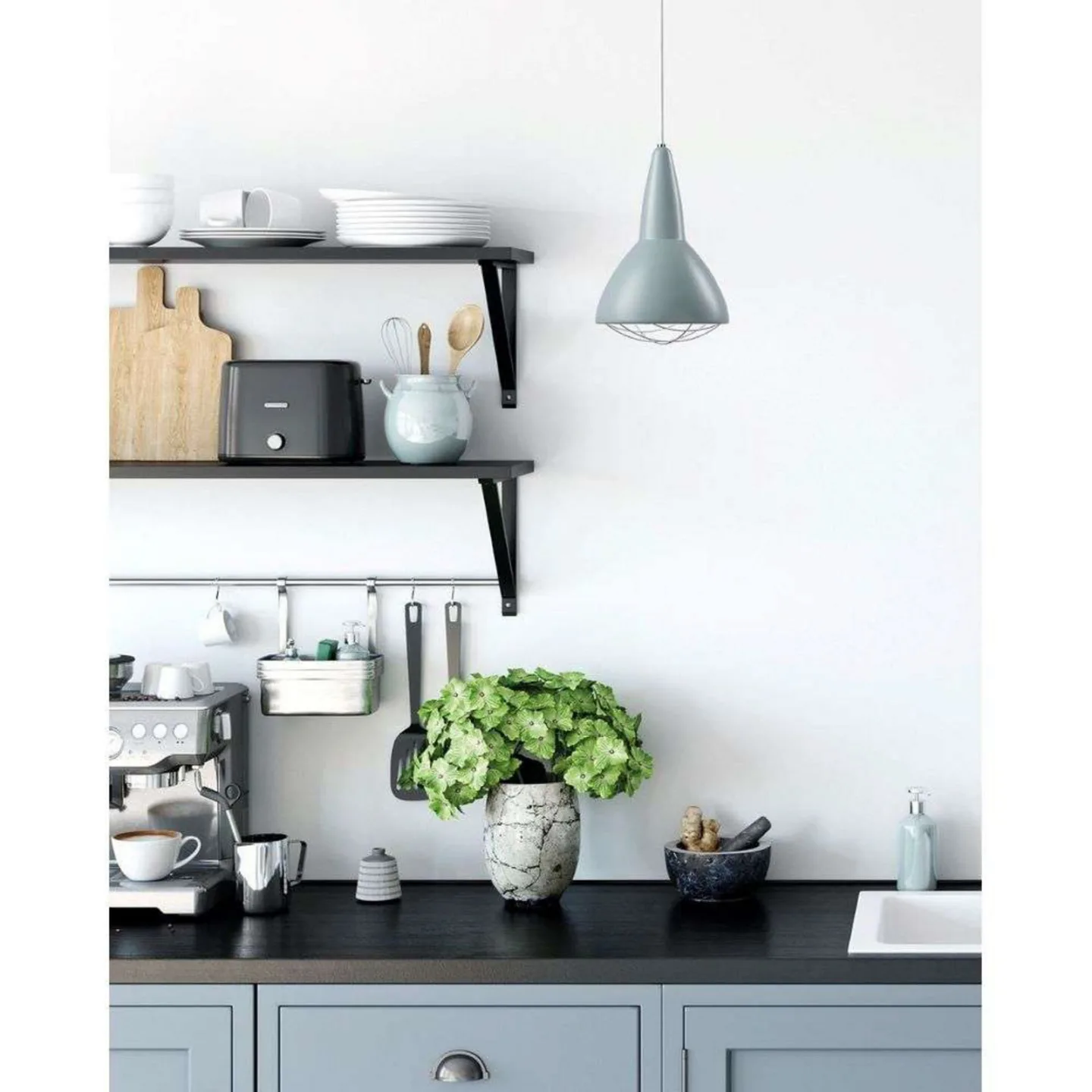 Grid Pendelleuchte Blau - Cph Lighting - Wohnzimmer - Design - Aluminium