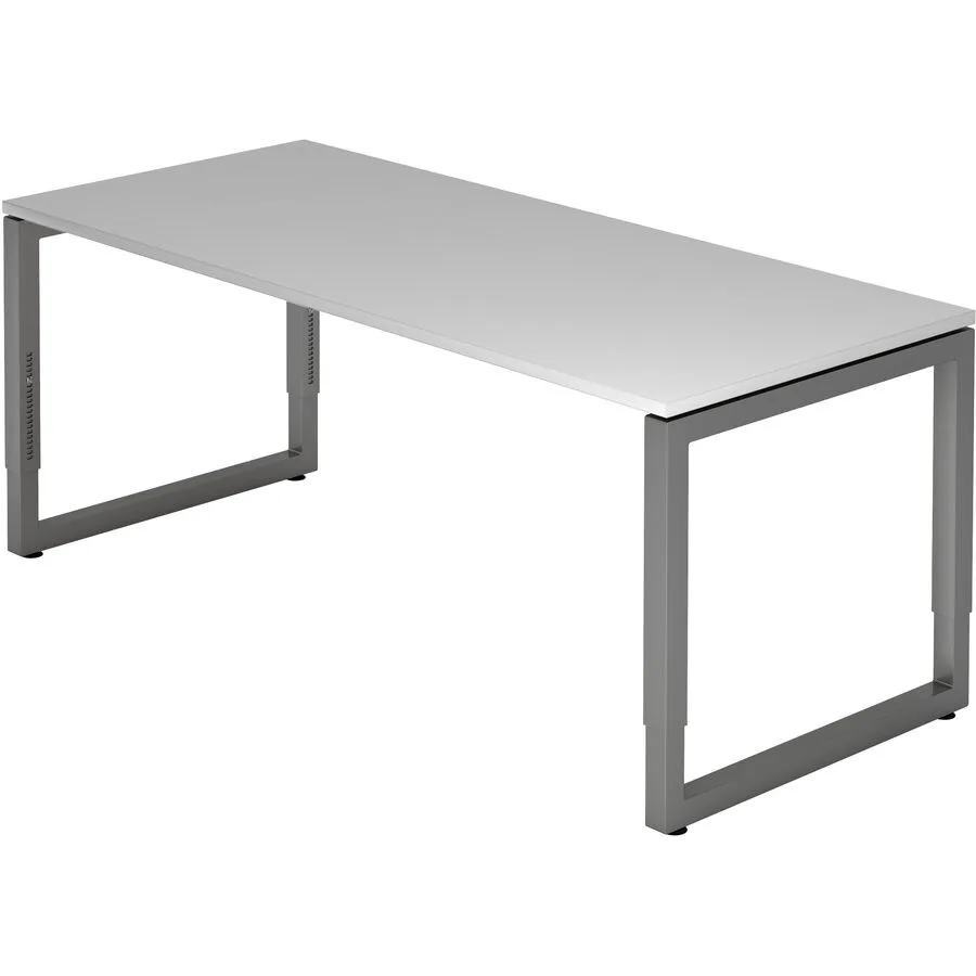 Schreibtisch Office grau Holzwerkstoff B 180 T 80 cm