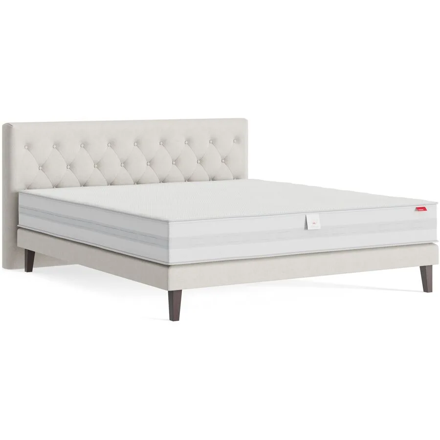 Boxspringbett Cloud Rolinka - Greige 41 180 x 200 cm - Möbel Konfigurator: Traummöbel individuell zusammenstellen