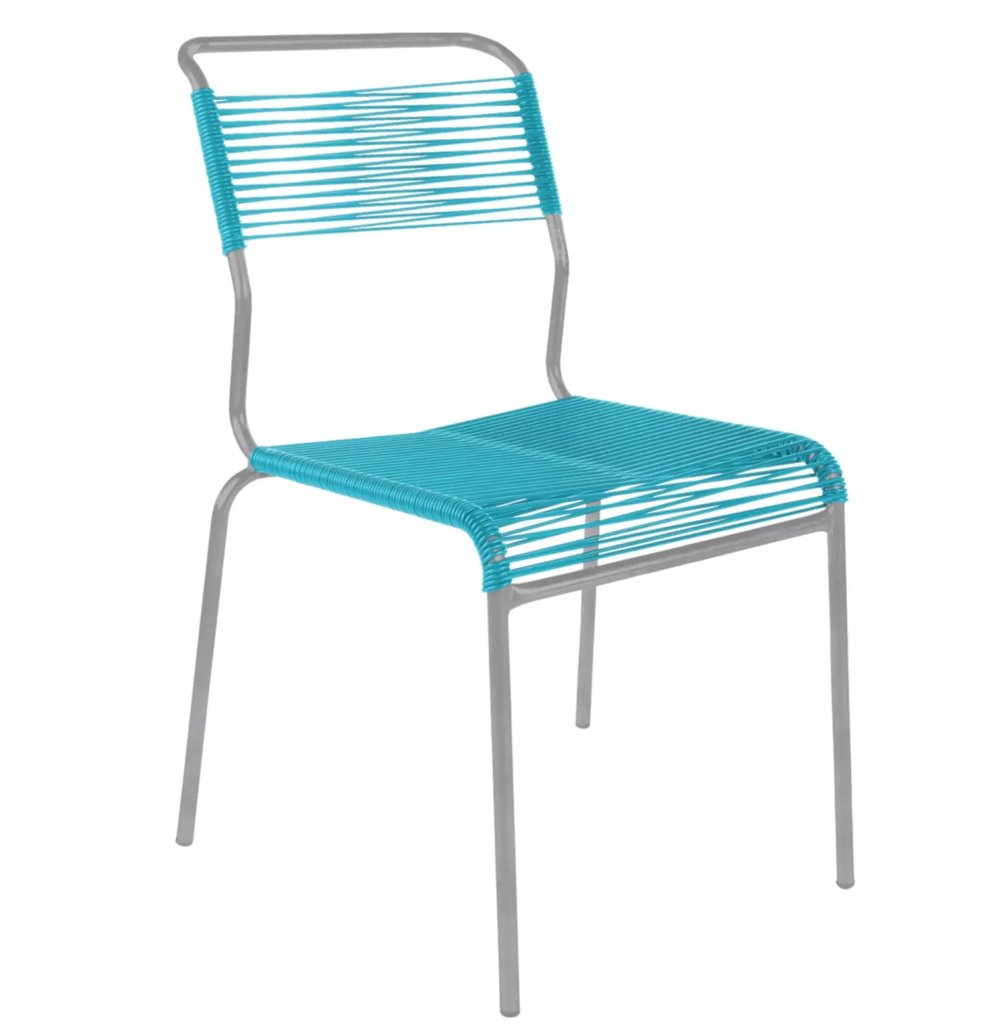 Schaffner Spaghetti-Stuhl Säntis Blau | Schubiger Möbel