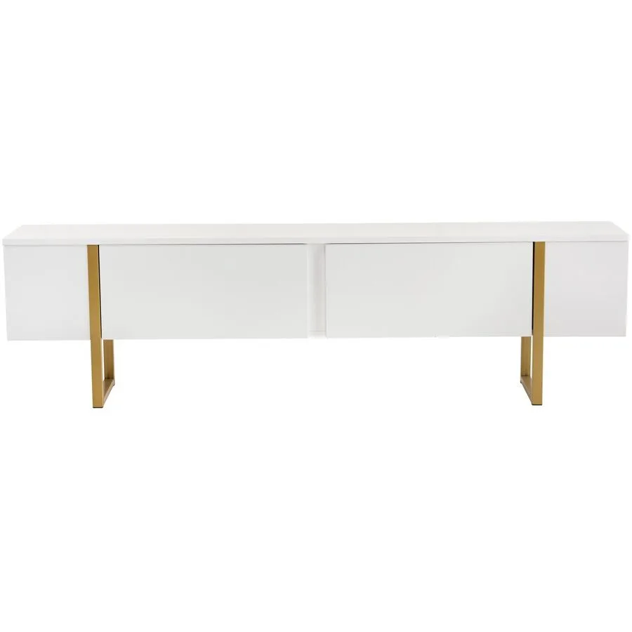 TV-Möbel Georis weiss Holzwerkstoff B 180 cm