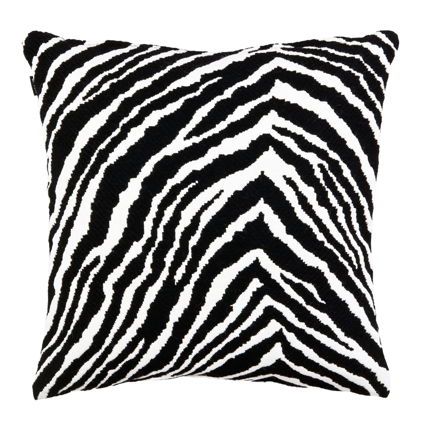 Artek - Zebra kuddfodral 40 x 40 cm svart/vit - Prydnadskuddar och kuddfodral - Aino Aalto - Svart - Ull
