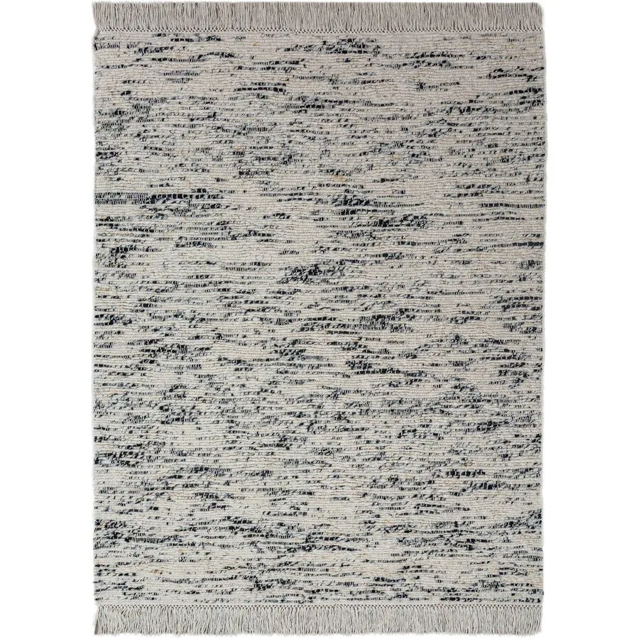 Teppich Elmira Schwarz 100% Wolle 140 x 200 cm
