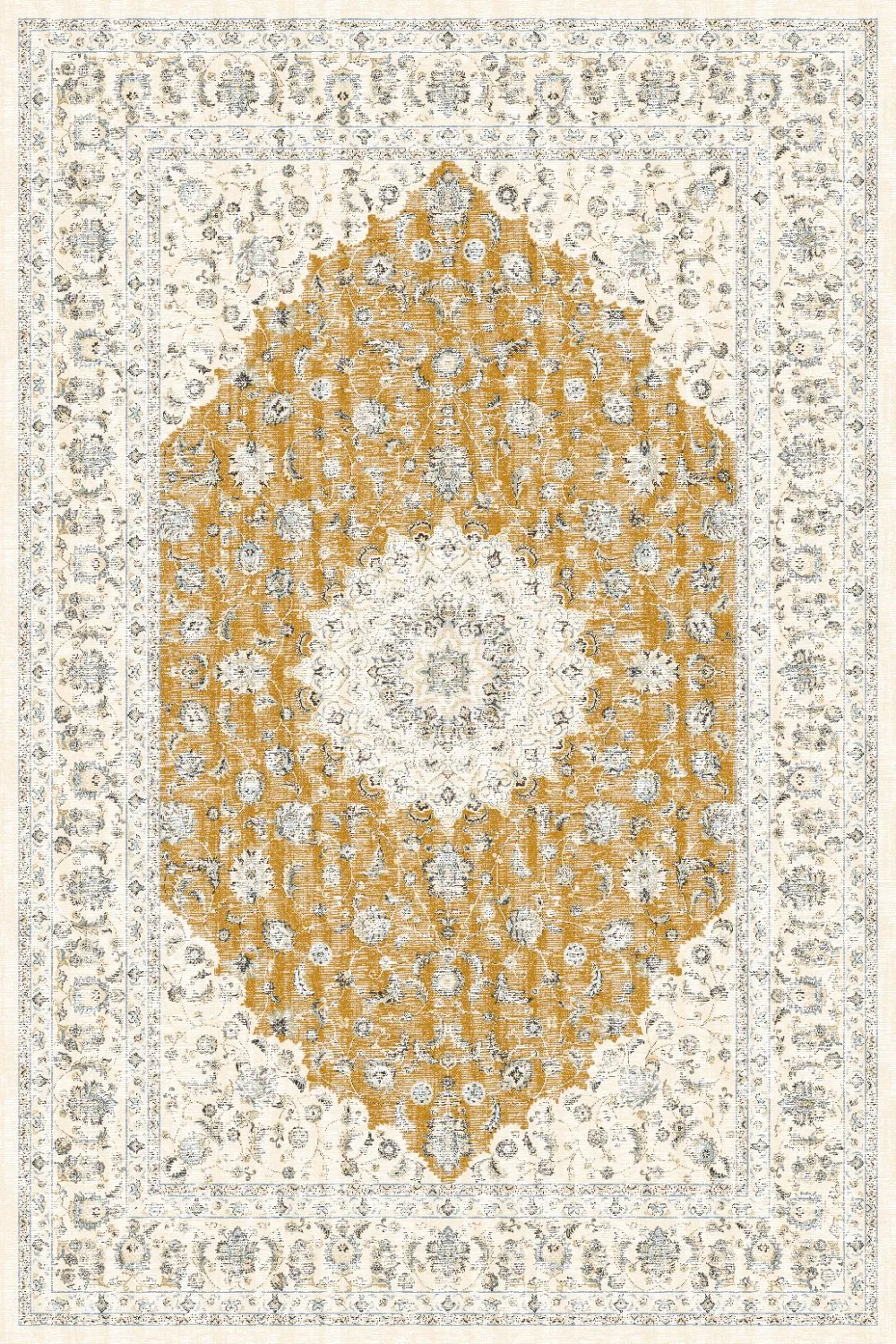 Wilton-teppe - Arabella (ochre) (Størrelse: 200 x 280 cm)