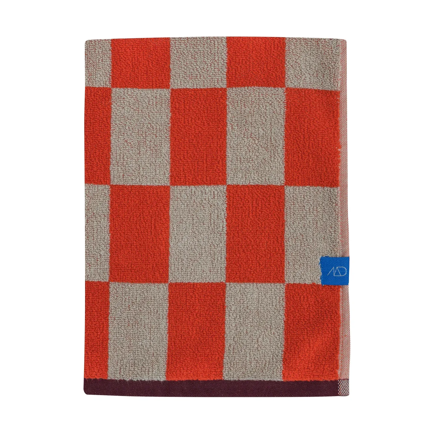 Mette Ditmer Retro Handtuch Dark orange, 70x33 cm