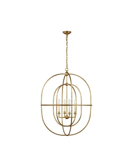 Desmond Open Double Oval Lantern Gild