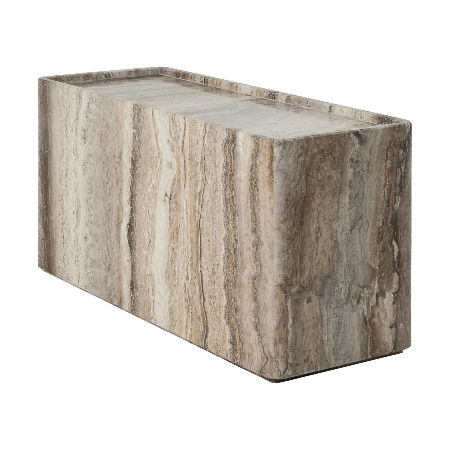 GUBI Pietra Beistelltisch 30x80x40 cm Lively sepia