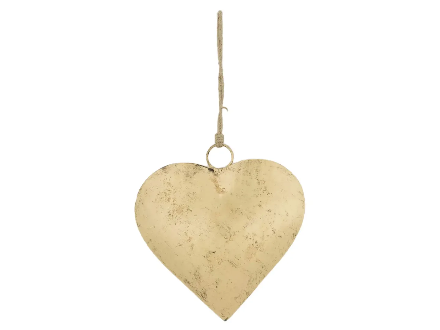Decofinder Aufhänger Herz Antik Gold H: 20 cm | Schubiger Möbel