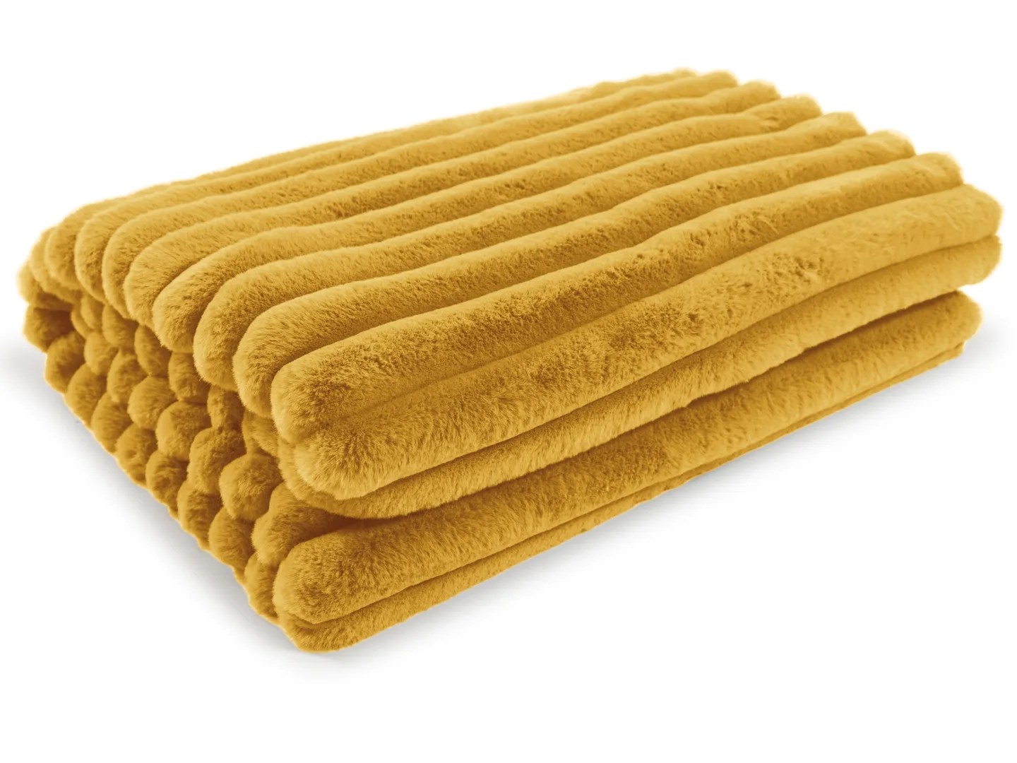 Magma Plaid Raya Senf 200x140 cm | Schubiger Möbel