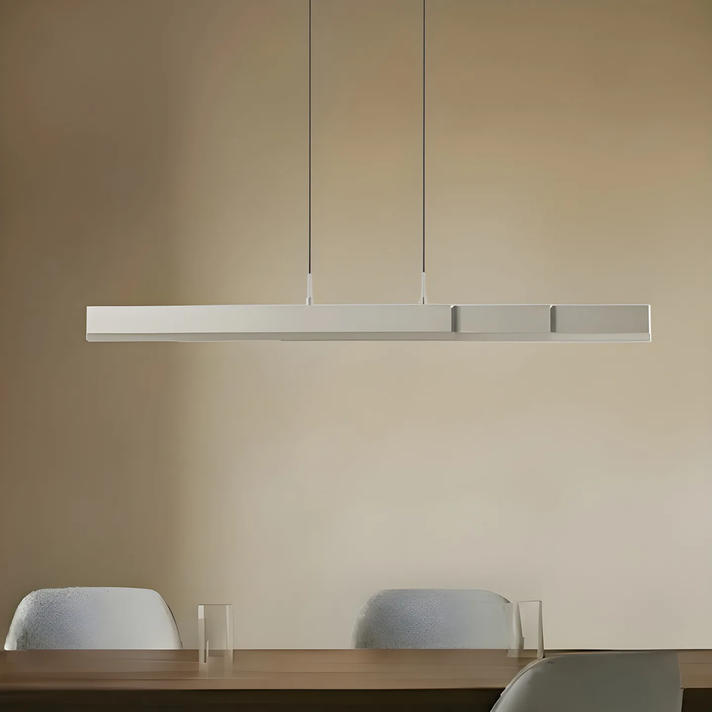 Torven LED-Hängelampe, aluminium, ausziehbar, CCT - Lucande - Wohnzimmer - Modern - Metall - Einflammig