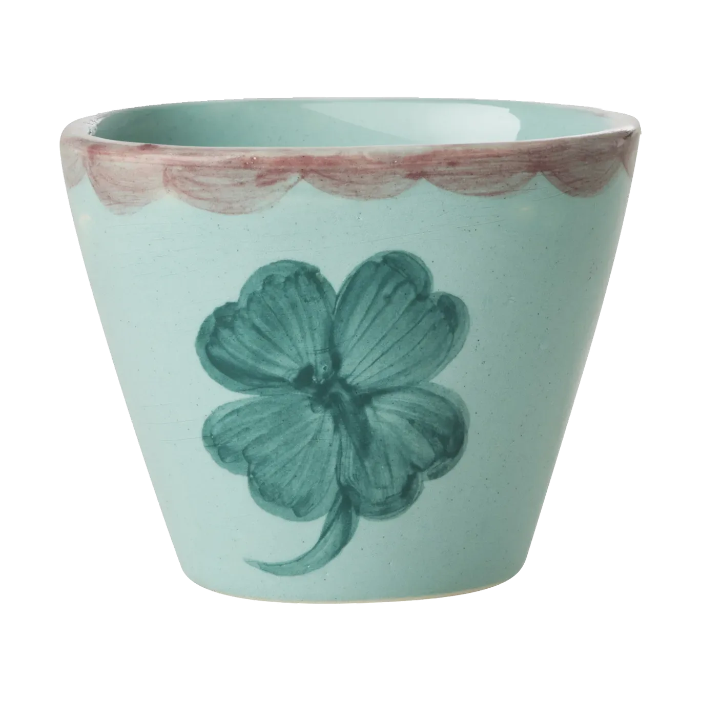 RICE Rice Keramik-Espressotasse 7 cl Good Luck Clover