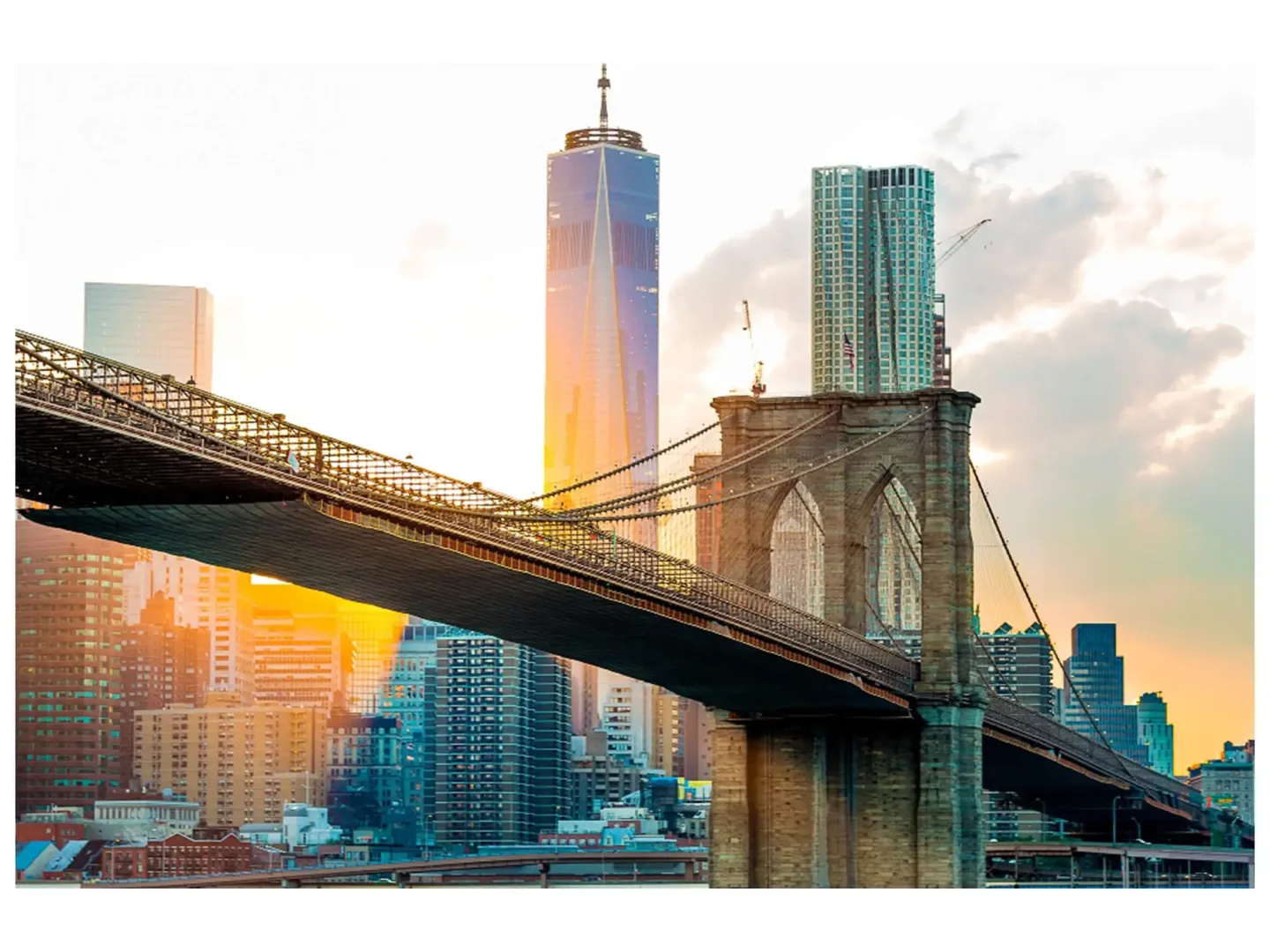 image LAND Digitaldruck auf Acrylglas Brooklyn Bridge 2 | Schubiger Möbel