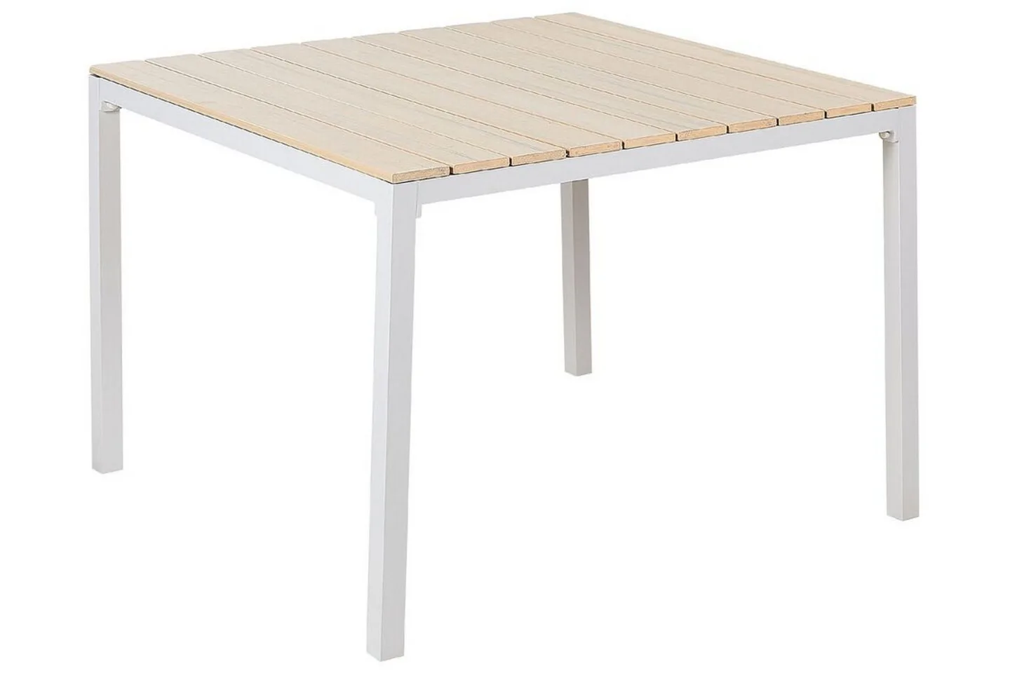 Edmundston Matbord Utomhus 95x95 cm - Beige/Vit
