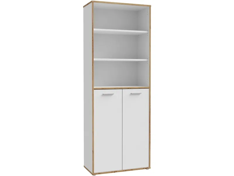 Bibliothek FLEX OFFICE 84.5x41.5x226.5cm spanplatte