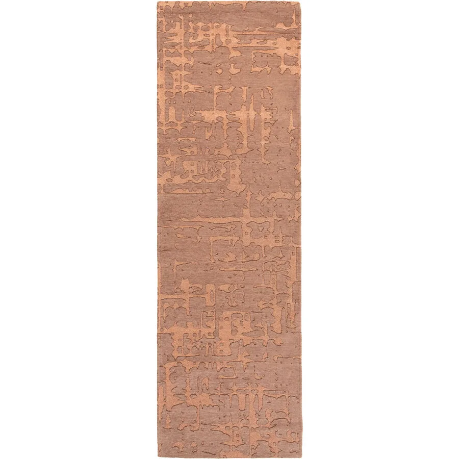 Teppich Baobab copper Einfarbig Polyester 80 x 250 cm