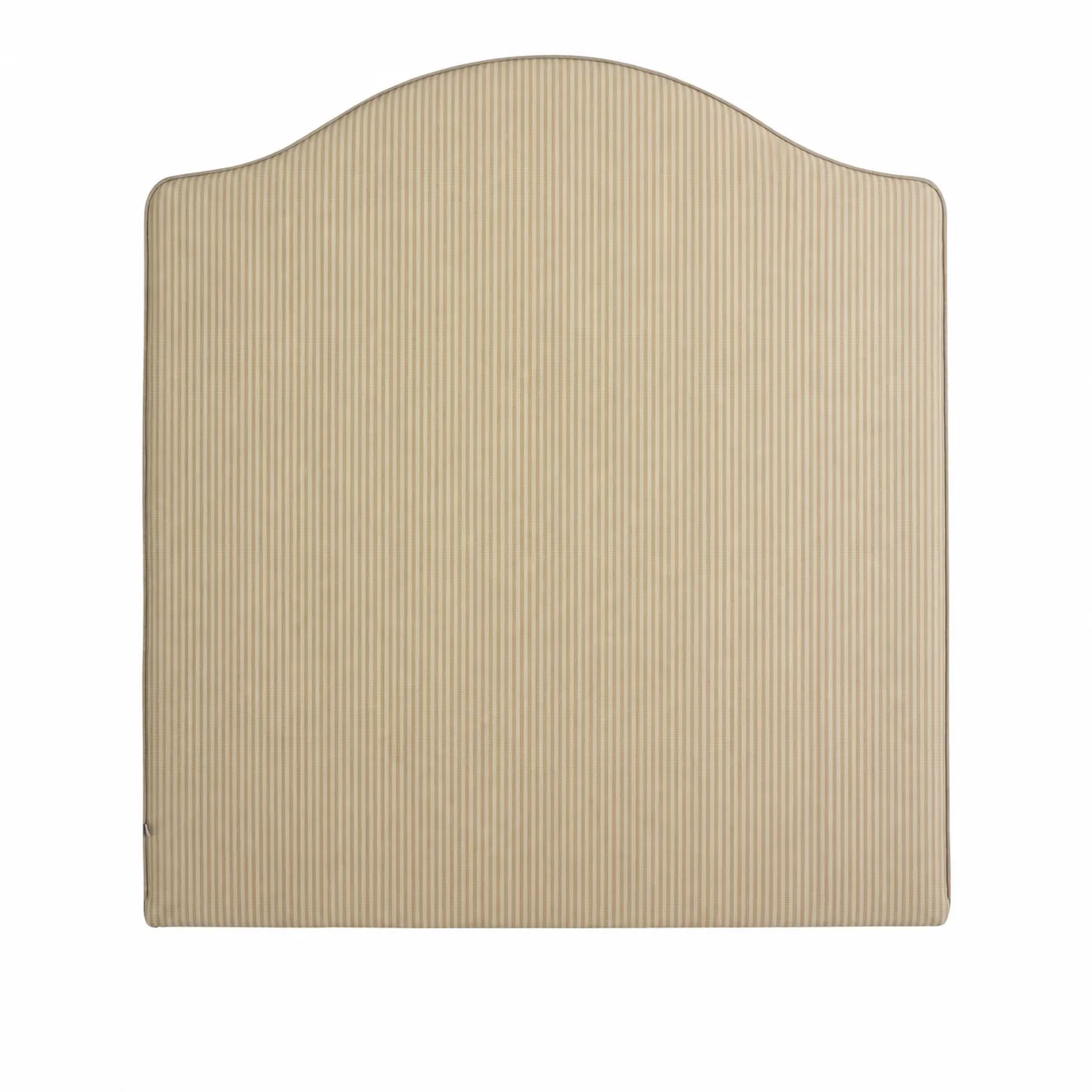 Mille Notti - Carlita Headboard Laura with Piping Stripe Beige 120x120 - Sänggavlar