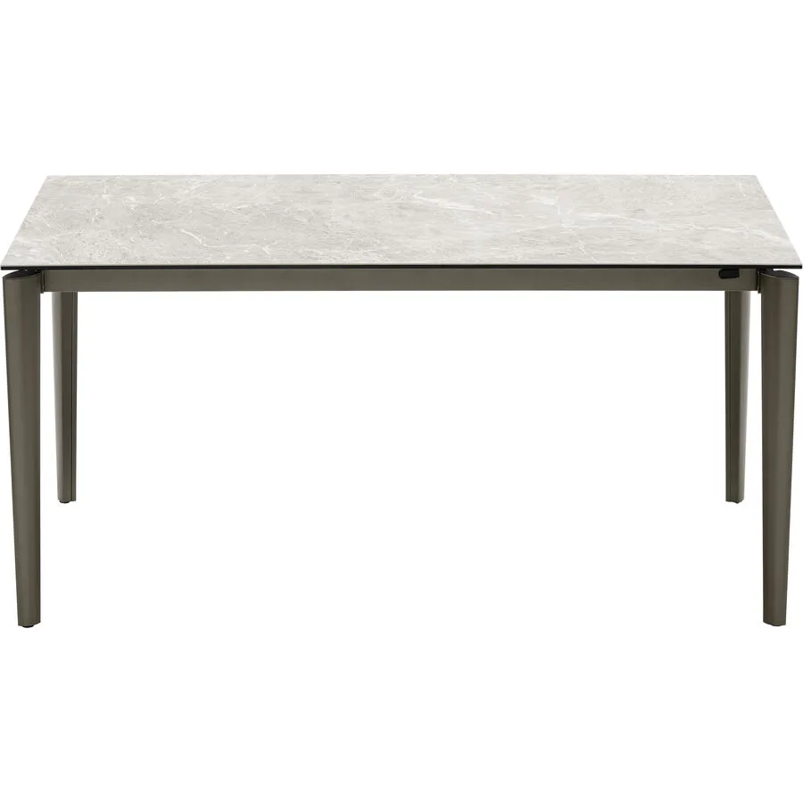 CONNUBIA Tisch Artic Fast weiss/grau Keramik B 90 T 160 cm