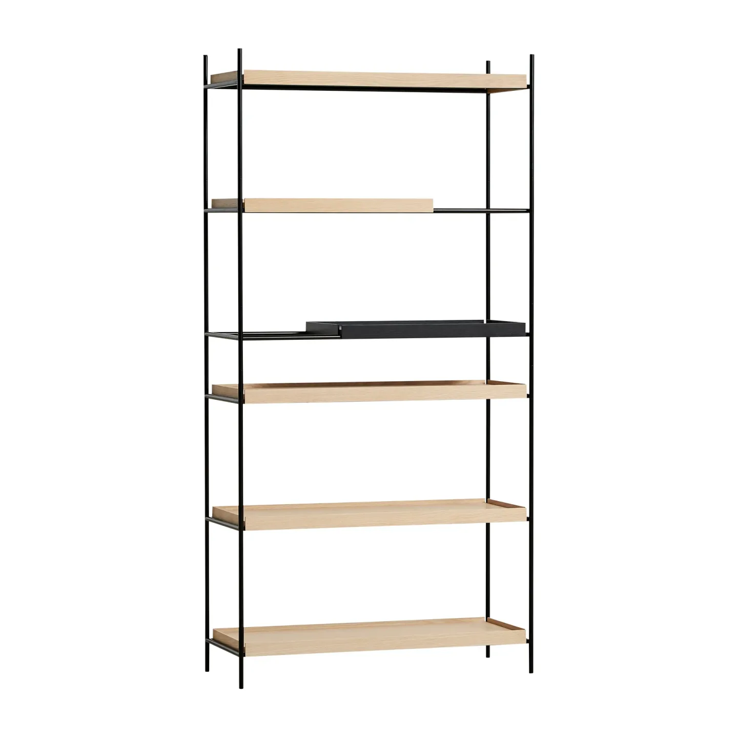 Woud Tray Regal hoch Eiche, 100 x 201 cm Style 7