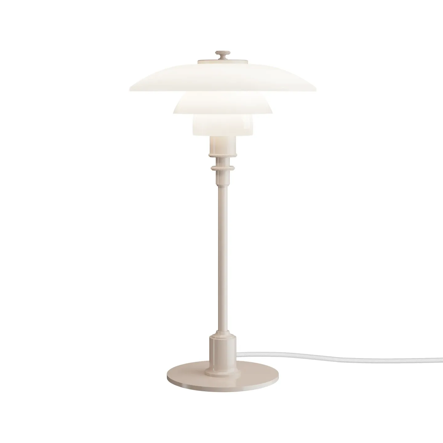 Louis Poulsen PH 2/1 bordslampa Glossy beige