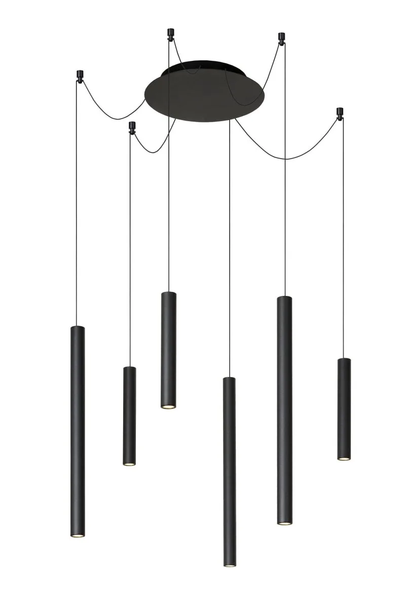 Lucide - Lorenz Ø120 - Taklampa - Svart