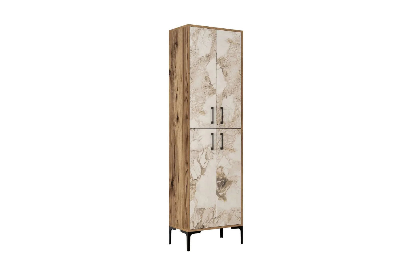 Retzow Highboard 60x35 cm - Brun/Vit