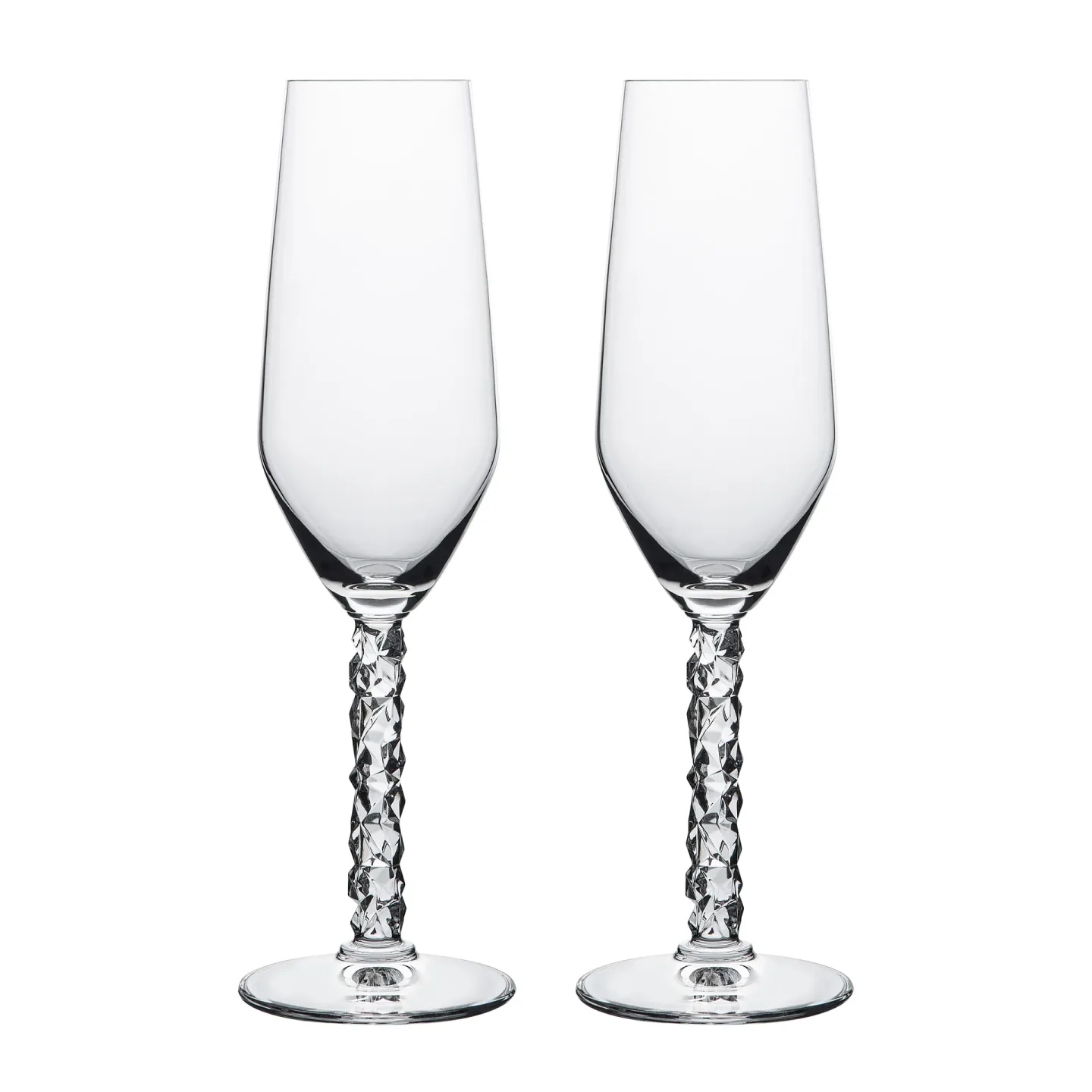 Orrefors Carat Champagnerglas 24cl 2er Pack Klar