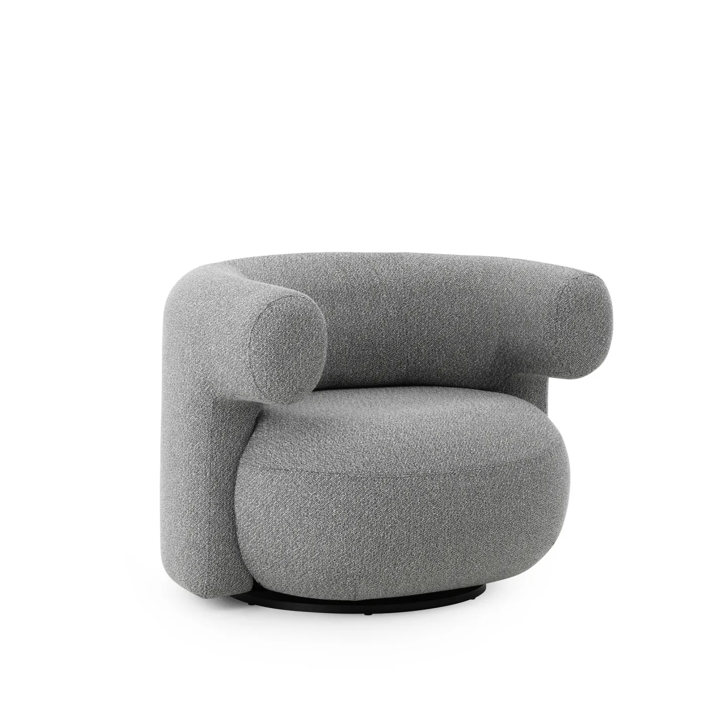 Normann Copenhagen - Burra lounge stol roterbar utomhus Wander - Fåtöljer utomhus - Simon Legald - Metall