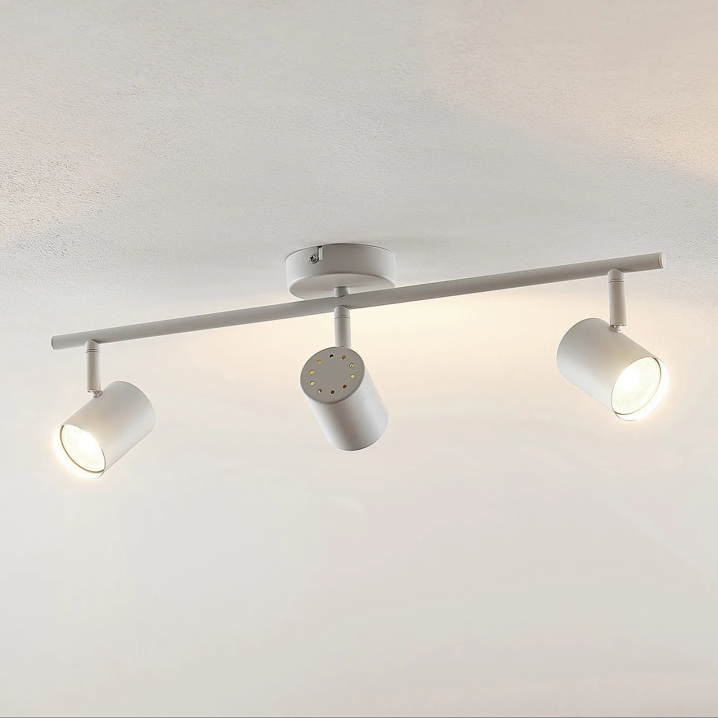Jorell 3 Deckenleuchte Matt Weiß - Lindby - Wohnzimmer - Modern - Metall - Mehrflammig
