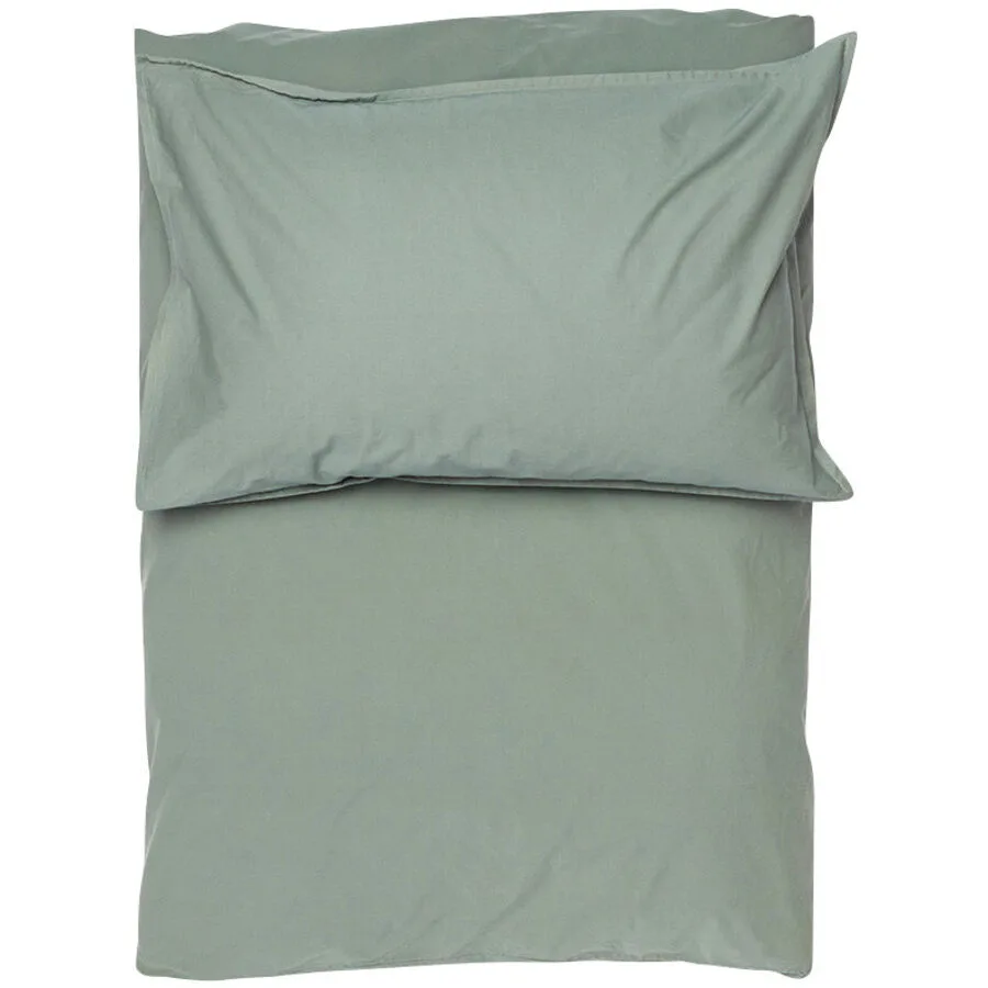 Lavie Duvetbezug Louise Grün Baumwolle 242 cm 242 cm - Material: Bio Baumwolle