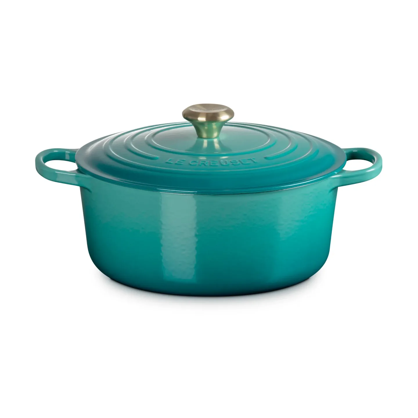 Le Creuset Le Creuset Signature Bräter rund 4,2 l Bleu Riviera