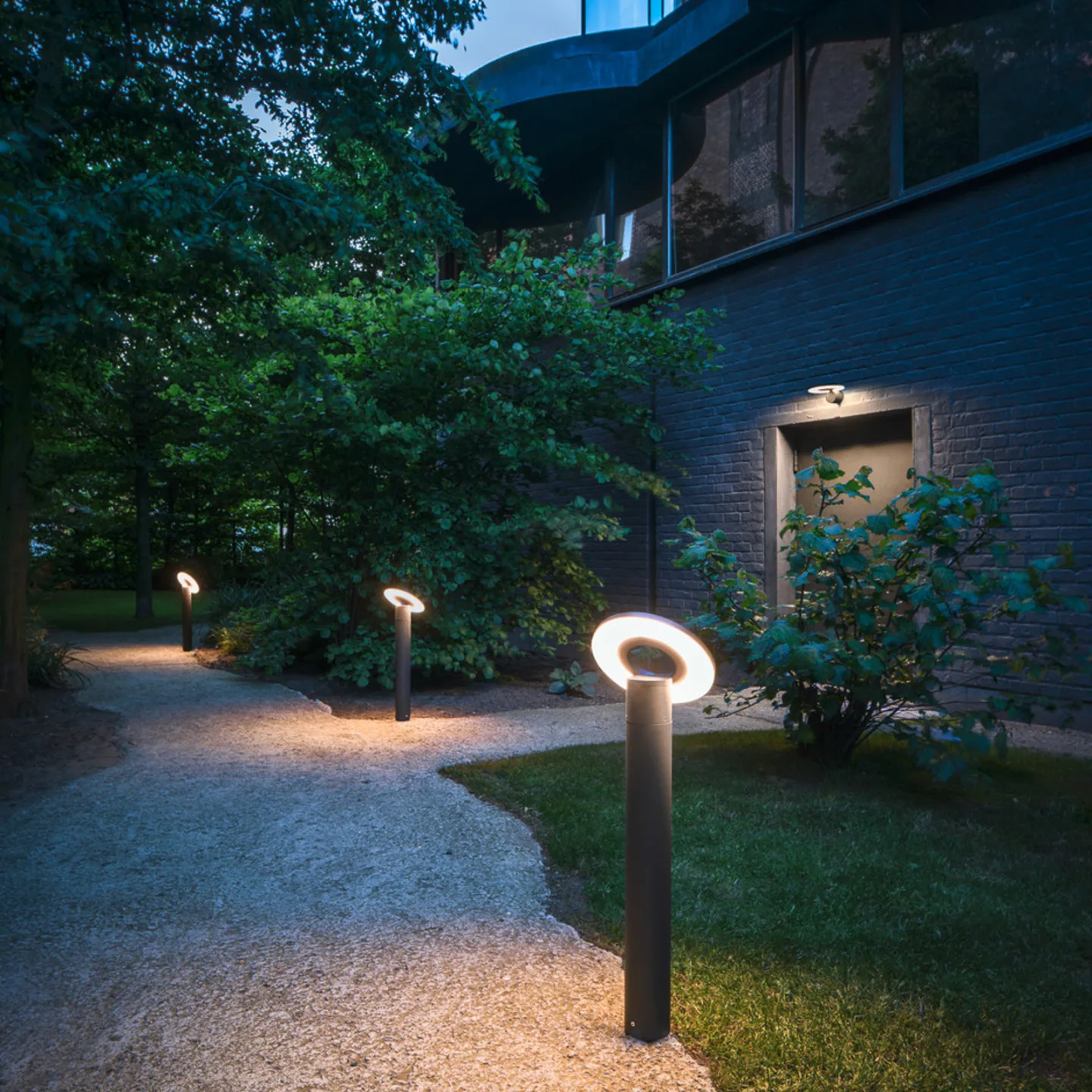 I-Ring LED Pollare IP65 Anthracite - SLV - Modern - Aluminium - Med en ljuskälla