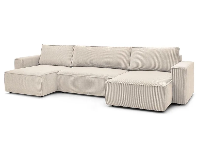 Wohnlandschaft BOBOCHIC NIHAD Cord-Stoff beige